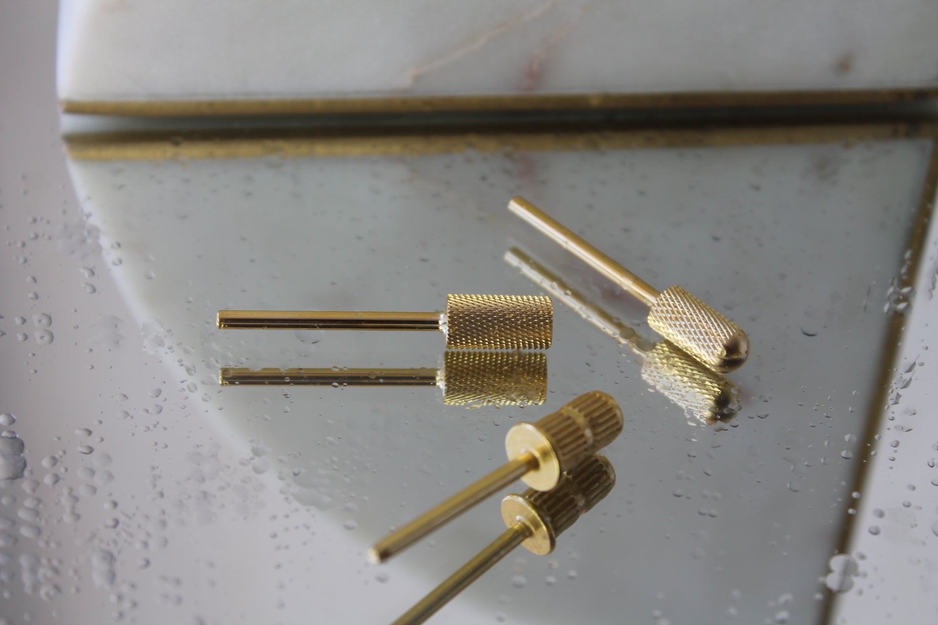 The 'Amelia' Mandrel Drill Bit- Gold