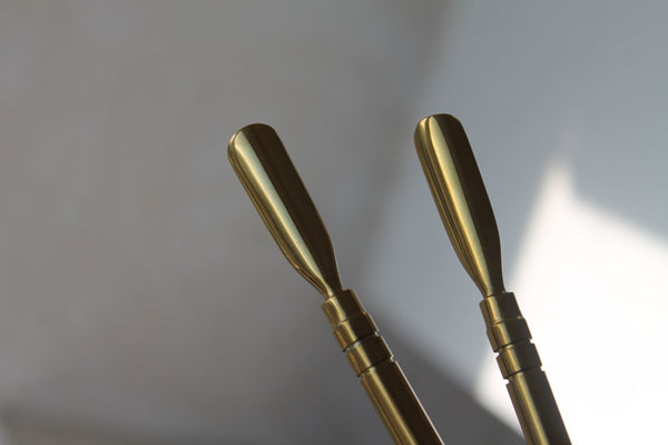The 'Rose' Cuticle Pusher- Gold