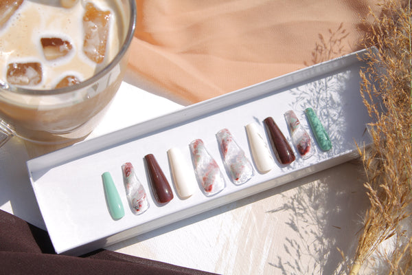 The 'Iced Latte' Nail